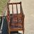 Antique Wood Magazine Rack 1 thumbnail