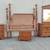 Queen Bedroom Set Dresser Mirror Highboy Bureau Nightstands 1 thumbnail
