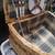Picnic Basket Wicker Leather Plaid Dishware 21 thumbnail
