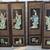 Set of 4 Vintage Asian Embossed Raised Wall Panels 10 thumbnail