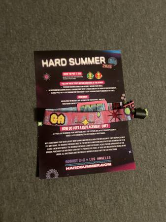 Hard Summer 2 Day GA tickets 1