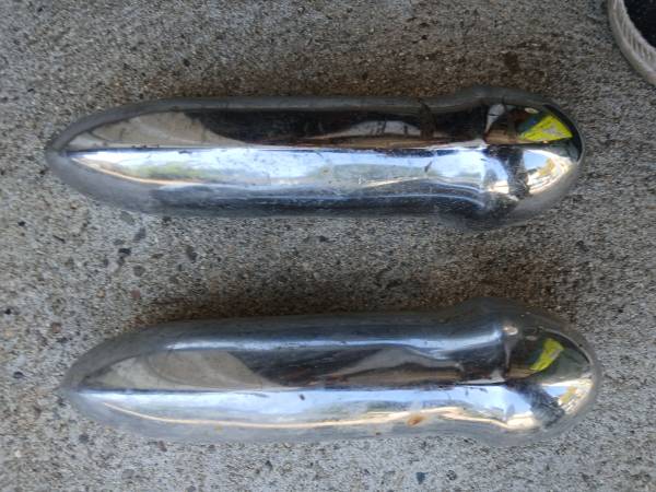 1957chevy rear bumper nerfs (original) 1