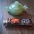 Vintage Handmade miniature jade teapot 2 thumbnail