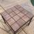 NICE SQUARE ARTISTIC METAL COFFEE TABLE WITH CERAMIC TILES TOP 5 thumbnail