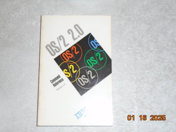 IBM “OS/2 2.0 Command Reference, Ver 2.0” 1