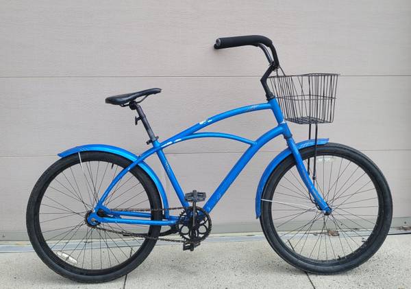 Raleigh Single Speed Cruiser with basket 1