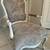 Vintage Louis XIV Style Chair/Distressed White 13 thumbnail