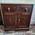 Antique early americana sideboard cabinet with marble top 1 thumbnail