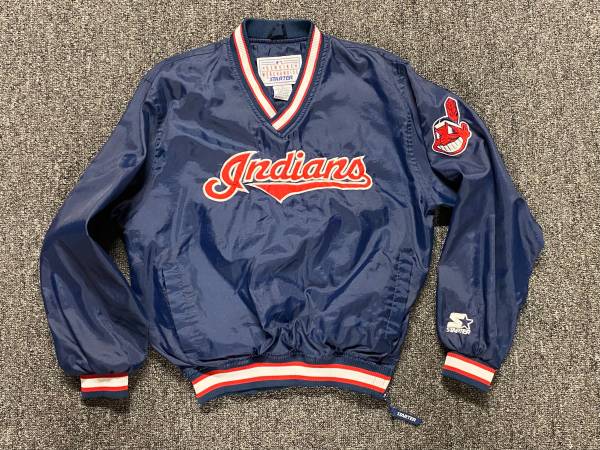 CLEVELAND INDIANS VINTAGE STARTER JACKET - sporting goods - by