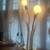 Mid Century Brass & Pink Lily Lamp 12 thumbnail