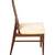 Mid Century Modern Foster McDavid Walnut Side Dining Chair Leather McM 13 thumbnail