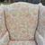 Hickory Chair Crewel Style Fabric Wing Back Arm Chairs - A Pair 6 thumbnail