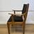Mid Century Johannes Andersen Danish Teak Wood Black Fabric Dining Arm 15 thumbnail