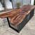 Walnut live edge slab desk 8 thumbnail