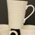 8 Mikasa “Swirl White” Bone China Coffee Tea Mug Cup 4.5” Tall 1 thumbnail