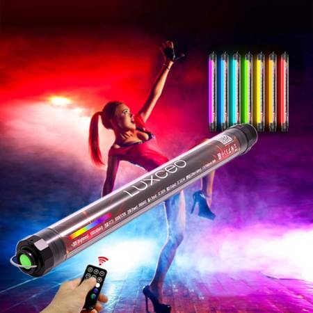 LUXCEO P7RGB Pro LED Stick Video Photo Light Wand Adjustable Color 1