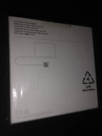 Apple USB-C 87W Power Adapter - $20 (Lowell)63471245742723121
