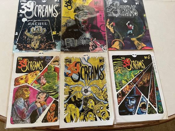 39 screams Comic books - 6 horror book set 1