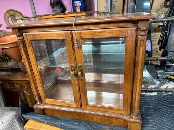 Smaller Floor Curio Display Cabinet 1