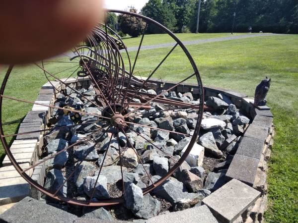 Antique Dump rake horse drawn 1