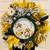 Gnome wreath/ (“kind words are like honey “)with bees 10 thumbnail