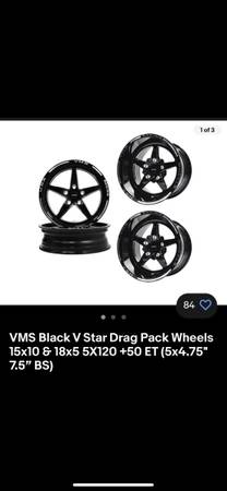 Vms racing drag wheels 1