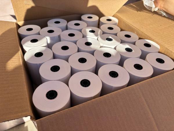 Credit Card POS Rolls - Printer Copier Paper Office Supplies Brand New in Box 1