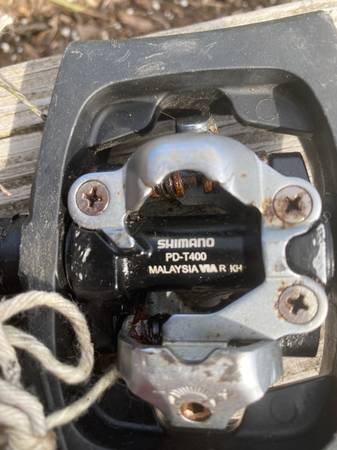 Shimano pd-t400  pedals for spade fittings 1