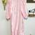 Vintage Pink Satin & Applique Flannel Backed Nightgown - Llise Stevens 6 thumbnail