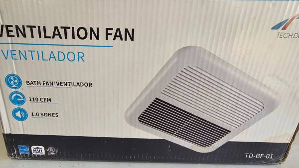 Bathroom Ventilation Fan (NEW IN THE BOX) 1