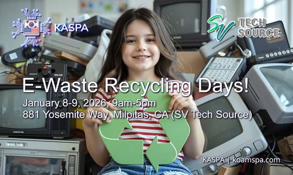 📣 KASPA E-Waste Recycling Days — January 8-9, 2026 1