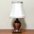 Small On Off Switch Night Light Accent Burgundy Table Lamp 4 thumbnail