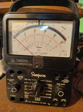 Simpson 260 series 8 multimeter 1