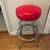 Red diner stool 2 thumbnail