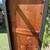 Modern French Real Wood w/ Wax & metal 2 benches 3 thumbnail