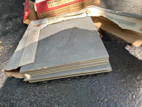 White and grey ceramic tiles - free stuff - craigslist