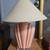 Vintage Pink Lucite Base Table Lamp 1 thumbnail
