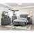Grey or white platform bedroom in twin, full, queen, or king size 1 thumbnail