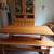 Solid Oak Handmade Kitchen Table and Cabinet 1 thumbnail