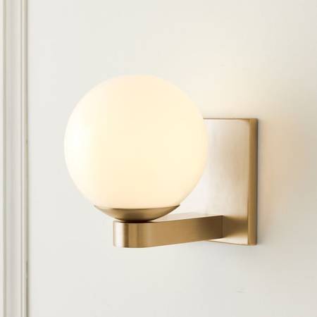Like new beautiful West Elm Torch Indoor / Outdoor Sconce Light 1