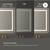 frameless LED vanity mirror built-in front-facing lighting touch-sensor power 7 thumbnail