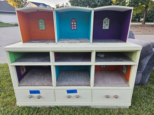 Free sofa, love seat, and doll house 1