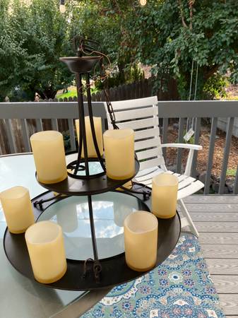 Ceiling Light Fixture Chandelier With LED Bulbs 1