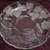 New Clarissa Frosted Crystal Chip & Dip Plate 2 thumbnail