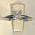 White gold princess cut diamond solitaire 2 thumbnail
