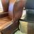 Pair of 2 Pottery Barn Brown Leather Wingback Thatcher Chairs 5 thumbnail