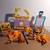 GARFIELD COLLECTION BOOKS GAMES FIGURES TOOTHBRUSH HOLDER PLUS 2 thumbnail