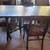 MAHOGONY DINNING ROOM TABLE FOUR CHAIRSS 1 thumbnail