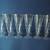 Anchor Hocking Glasses 6 Frosted Coin Dot Etched Pilsner Clear Glass 1 thumbnail
