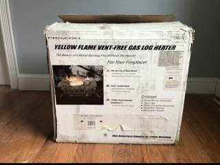 Pro Com Yellow Flame Vent Free Gas Log Heater 1